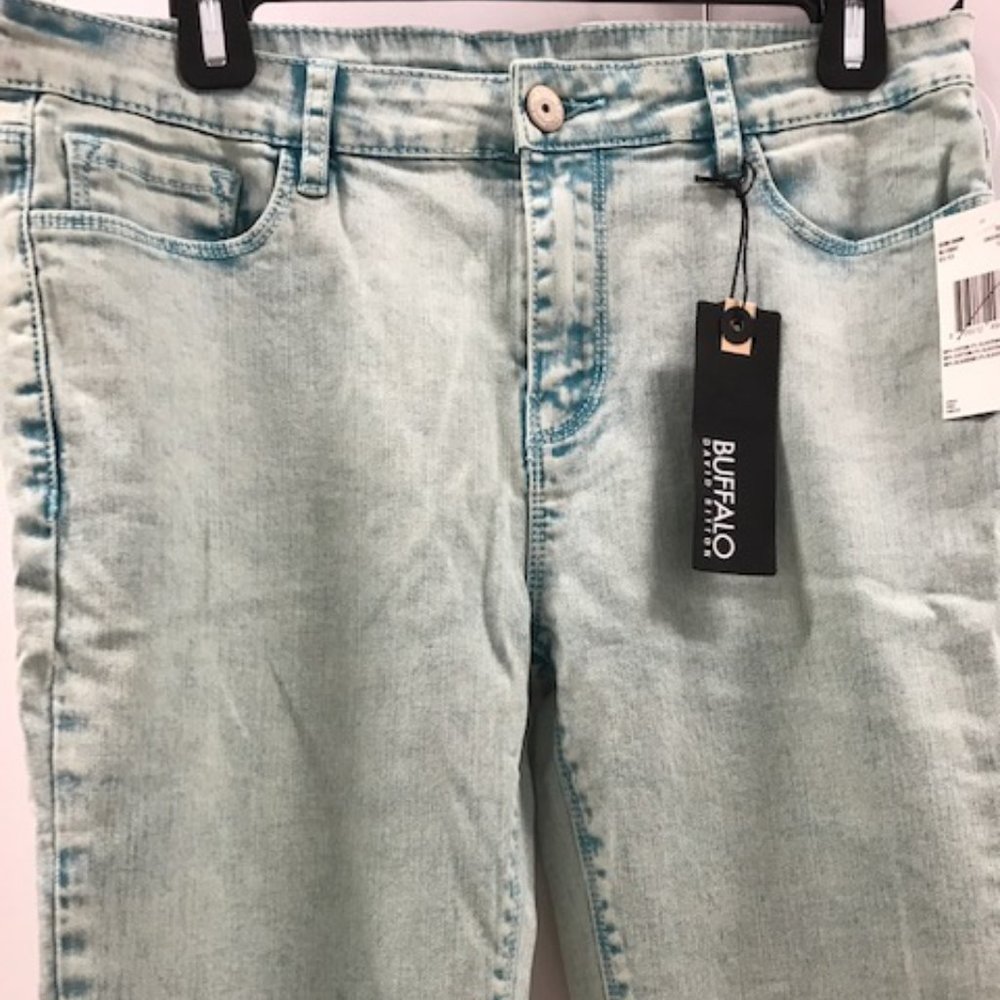 BUFFALO David Bitton Aqua Colored Denim Jeans